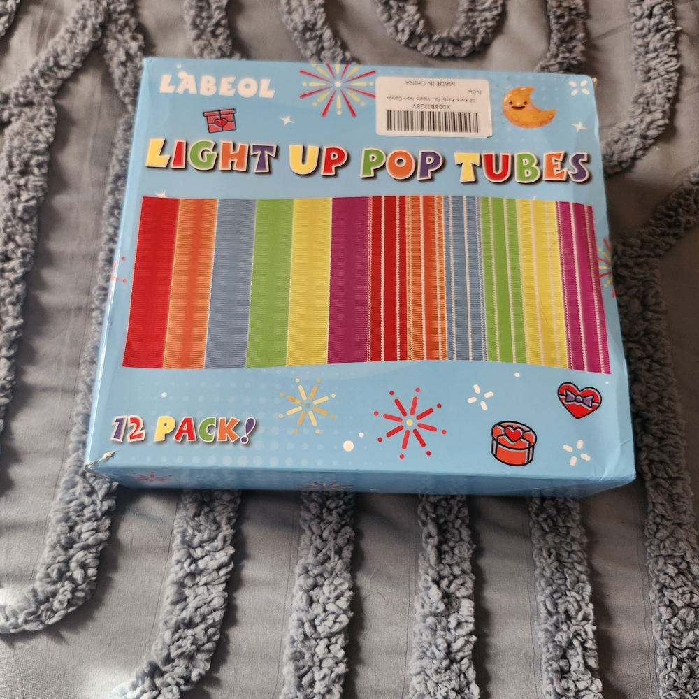 Light Up Pop Tubes 12 Pack - Multicolor